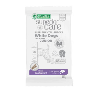 NATURE'S PROTECTION SUPERIOR CARE SNACK BRAIN DEVELOPMENT gardums kucēniem ar lasi 110g